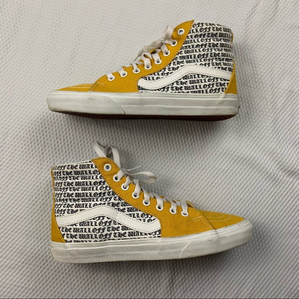 Vans sk8 high top off the wall skateboard shoe